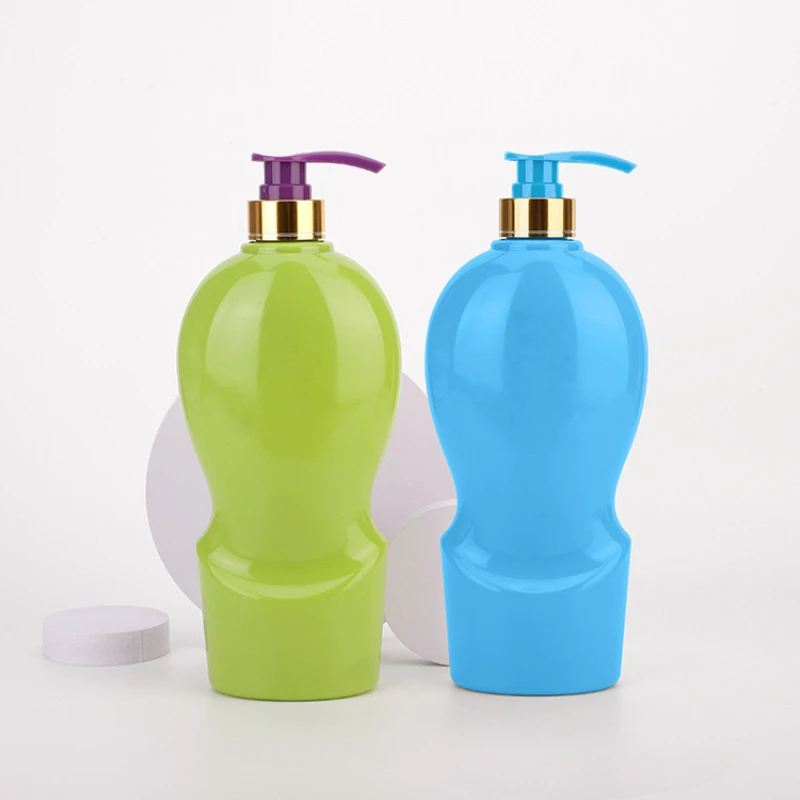 Factory Direct Sales 50ml 780ml Large Volume Shampoo Body Wash Cosmetic Plastic Bottle With Electroplating Pump
