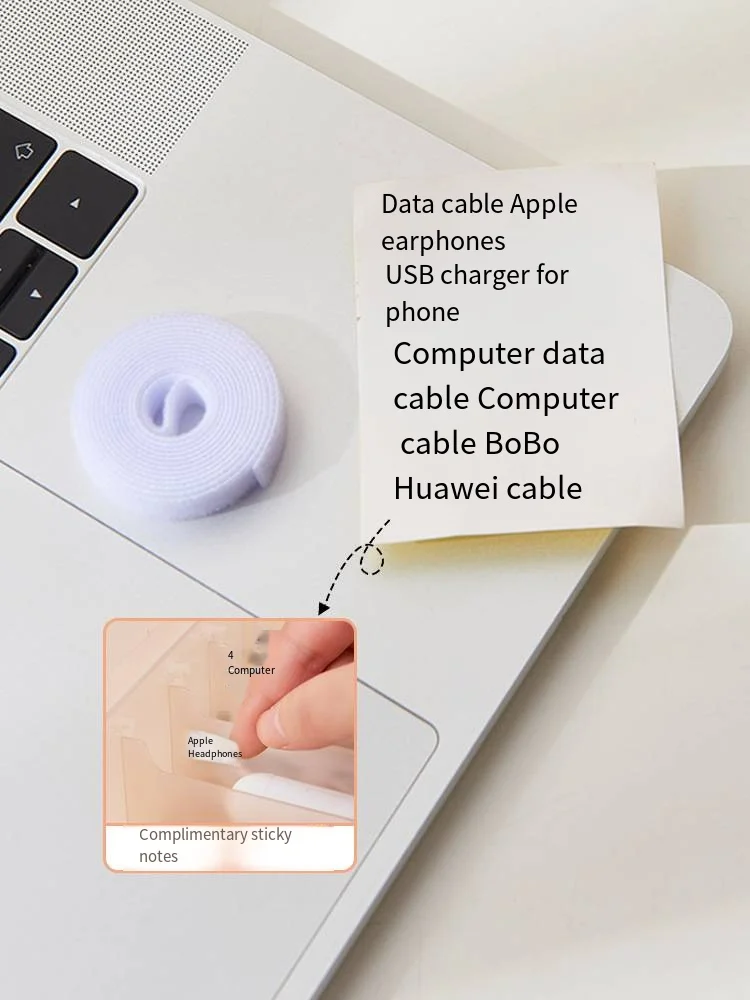 New large-capacity data cable storage box Three-color with cover seven separate desktop home dust box Charging cable box details