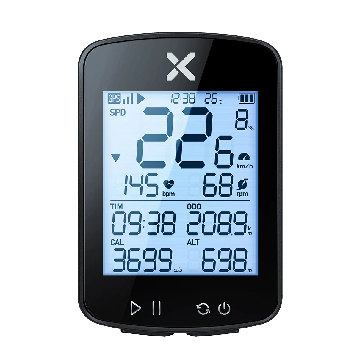 XOSS-Ordinateur de vélo GPS G Plus, compteur de vitesse de vélo