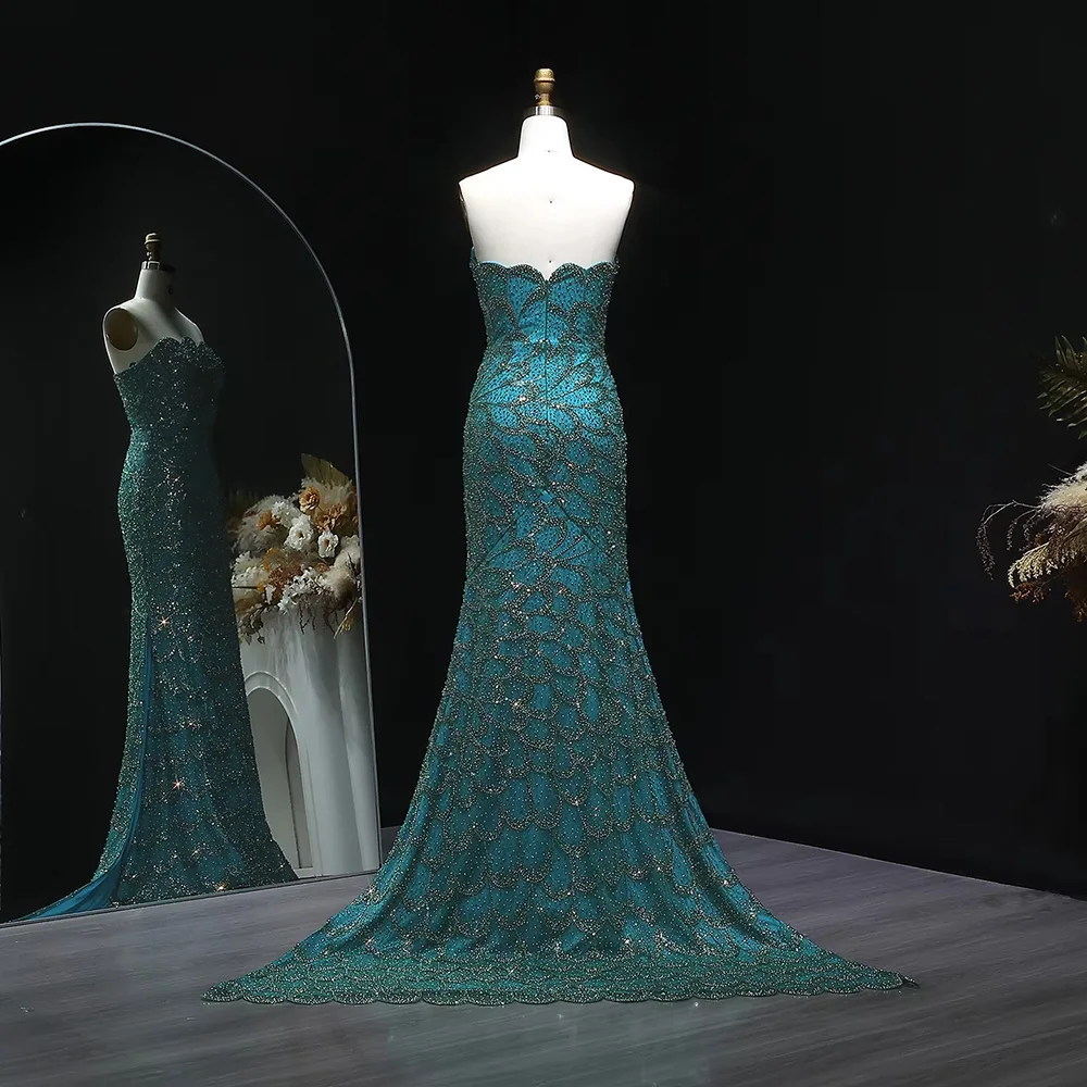 princess polly baby blue dress Unique Emerald Sequin Satin Halter Mermaid Open Back Prom Dress