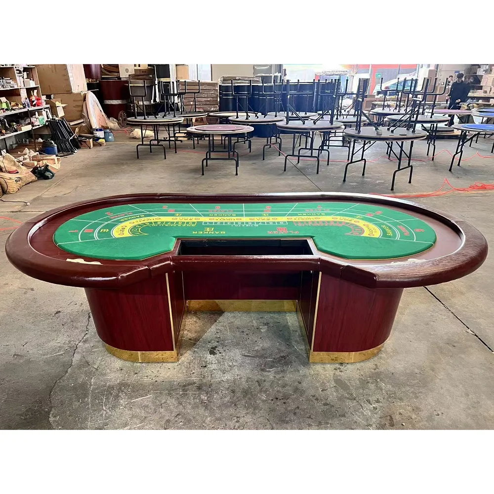 YH 96inch Professional Casino Software System Deluxe Oval Baccarat