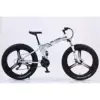 White Folding Snow 3-Wheel Drive
