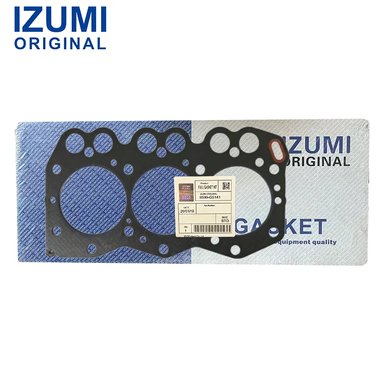 IZUMI ORIGINAL Kit Gasket Kepala 3TNE66 129001-01340 12900101340 Suku Cadang Mesin Diesel untuk Yanmar