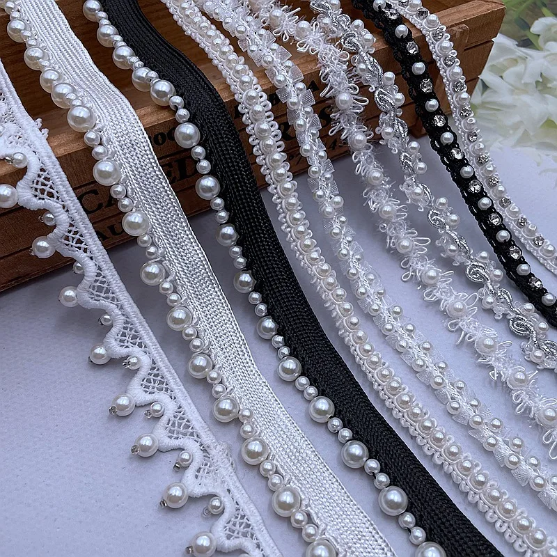 Wholesale Bridal White Beads Rhinestone Pearl