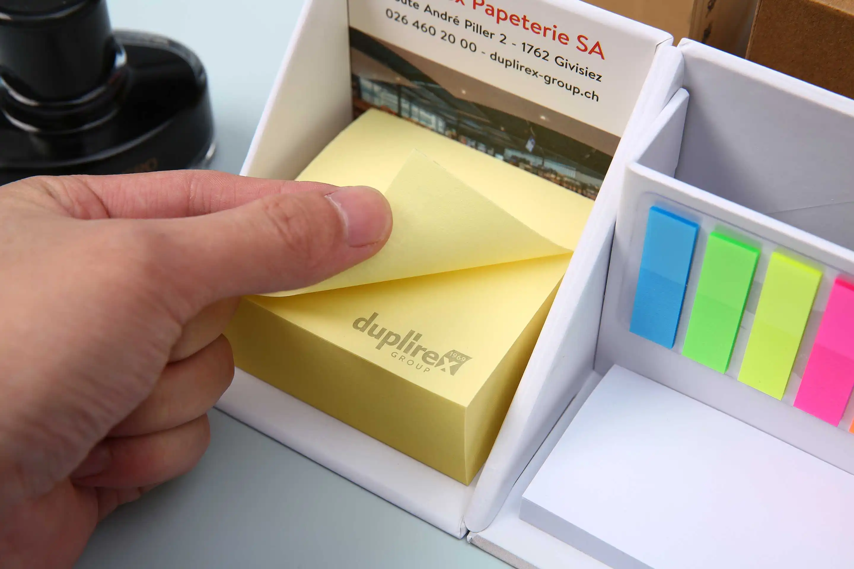 Promotional Custom Logo Desktop Paper Block Memo Pad Cube Sticky Notes