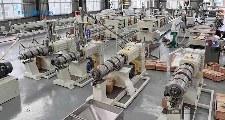 HSJZ-65/132 Conical Twin Screw Extruder Machine 37kw 150-250kg/hr