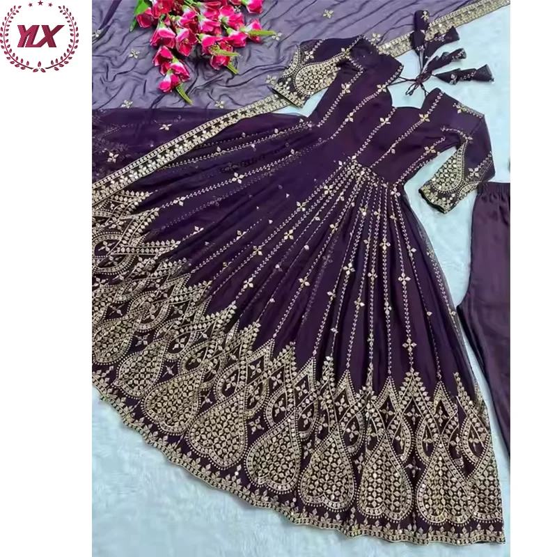 2025 Luxury Embroidered Abaya Dress Modest Muslim Prayer Apparel Traditional Clothing Accessory - Image 4