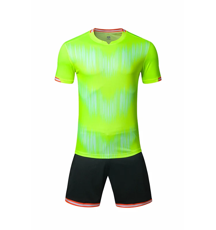 Guangzhou Custom Soccer Jersey Green For Kids Jerseys Sale