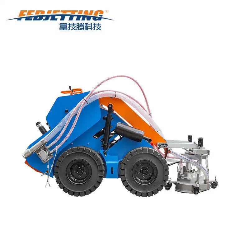 Easy to Operate Airport Runway Degumming Marking Removal 264kw 2800bar Hydro Jetting Machine 3500kg Hydro Blasting Machine
