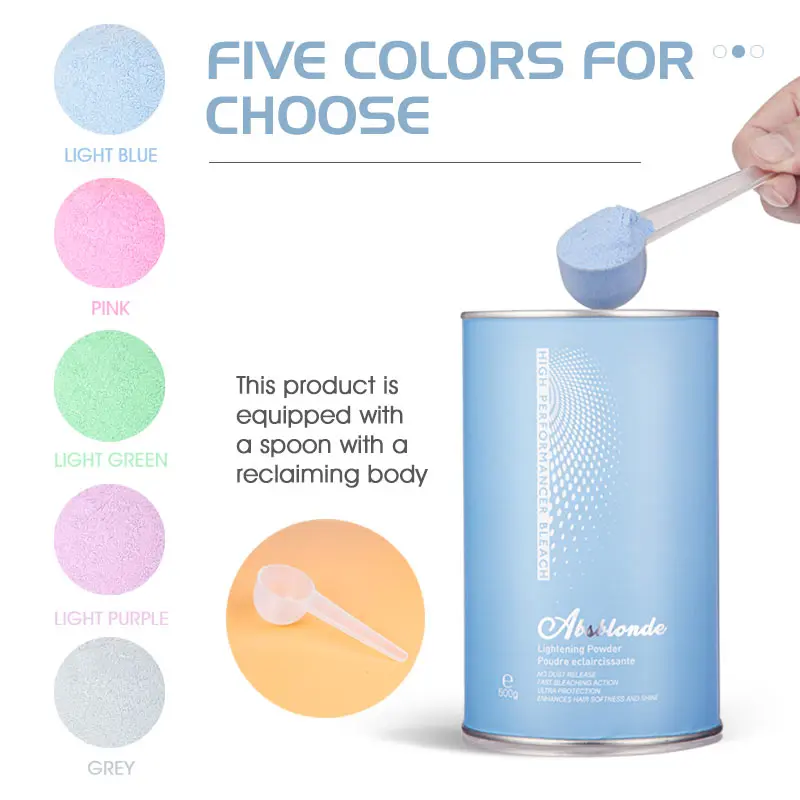 Boda Cosmetics Factory Price Italy Formula Bleaching Powder for Organic Hair Bleach