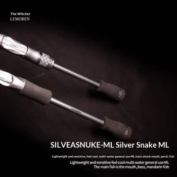 Devil Hunter Carbon Silver Snake ML Suit Shore Throwing Far Pan-use Straight Handle Luya Rod Warped Bass Mandarin Fish – Rod – view 4