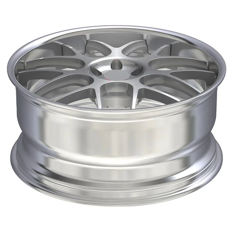 2 Piece Forged Brushed Polished 5x120 5x112 5x114.3 18 19 20 21 22 Inch Wheel for Racing Car Wheel supplier