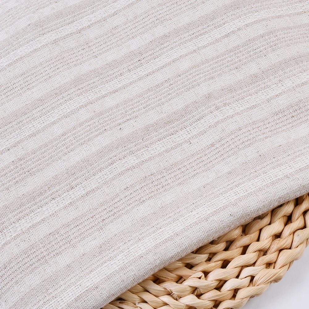 product high quality viscose linen rayon yarn dyed strip fabric woven fabric for  dress clothing-5