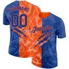 Azul real-naranja