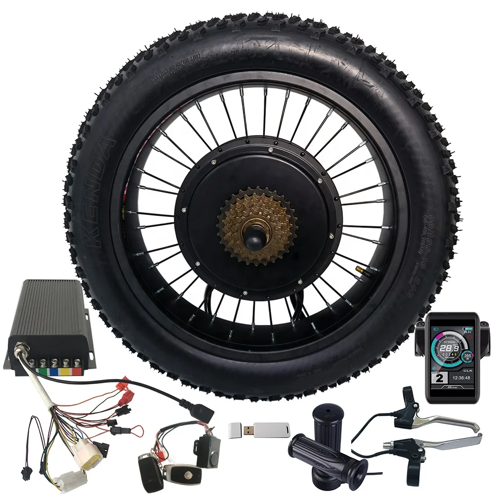 Super73 72v 5000w 20X4.0電動自転車キットブラシレスハブモーター電動