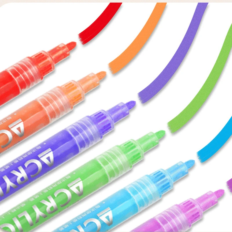 Набор стойких водонепроницаемых акриловых маркеров JPS ODM Макрон