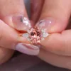 10k gold lab gemstones ring