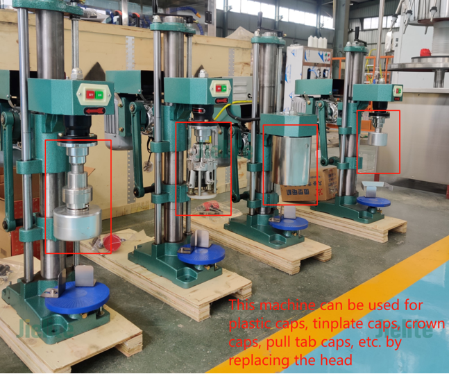 Semi-automatic Aluminum Cap Capping Machine Can Replace Plastic Tin ...