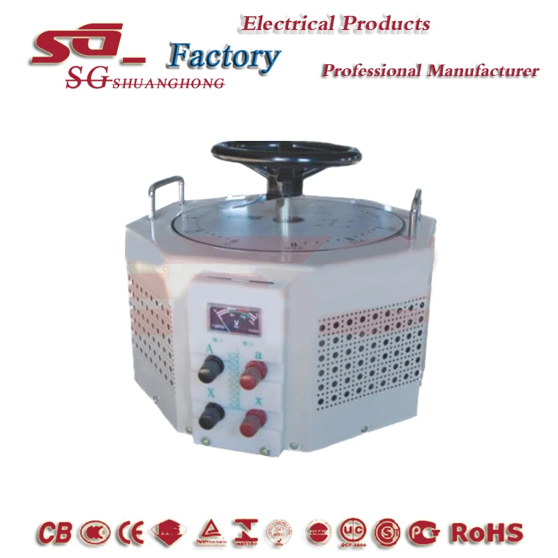 TDGC2 TSGC2 Variac Autotransformer Compensator Magnetic Saturation Voltage Regulator Motorized