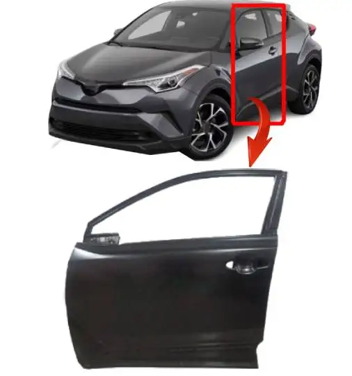 car left or right front door for Toyota C-HR CHR 2018 2019 accessories body kit