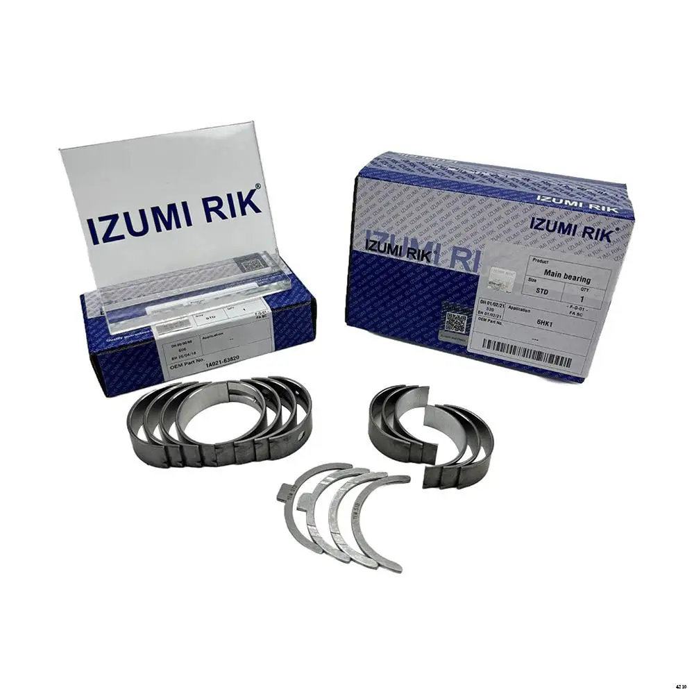 Engine Parts IZUMI RIK J07E Main & Conrod Bearing with Thrust Washer for Hino