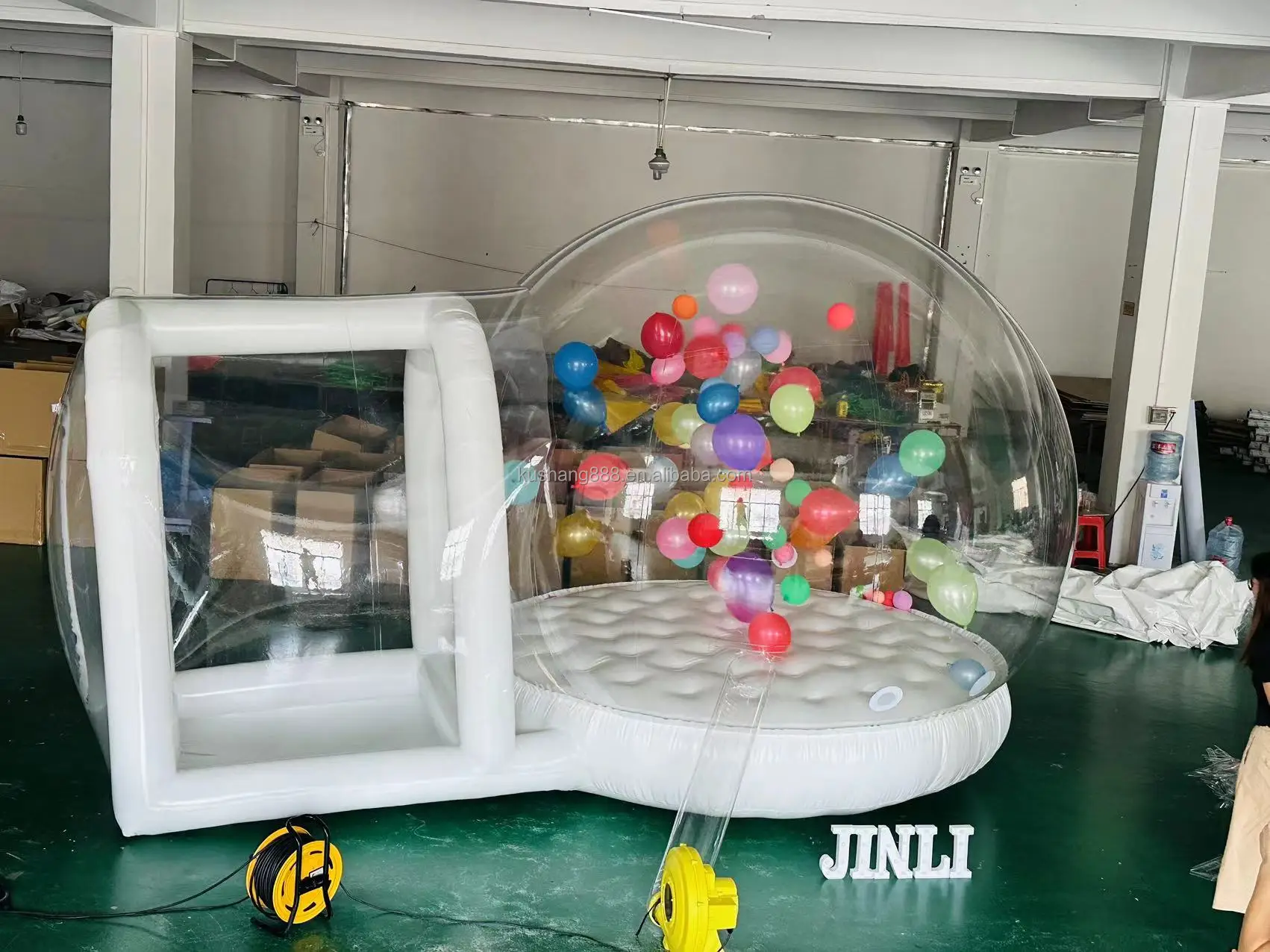 Kids Inflatable Bouncy Bubble House With Jumping Pvc Transparent