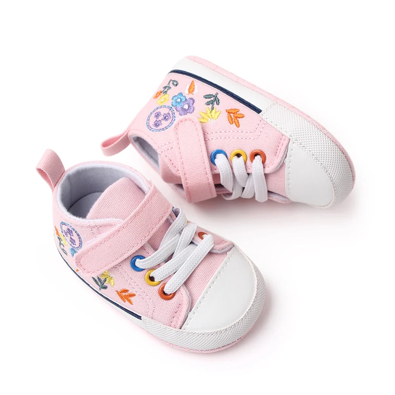 Wholesale Canvas Unisex Baby Toddler Infant Boys and Girls Shoes Baby Sneakers factory