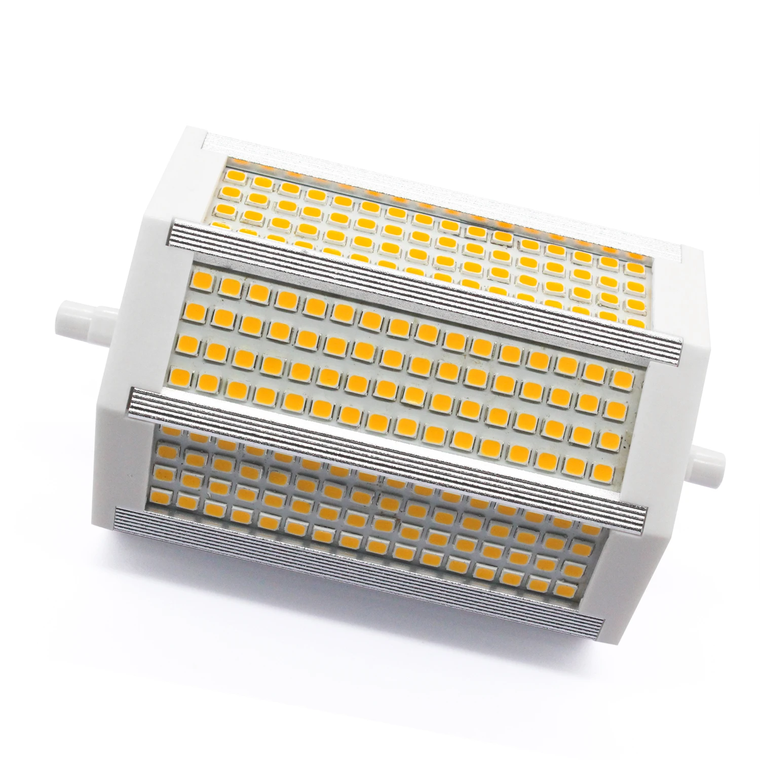 NEW Led R7S 50W 118mm Dimmable AC 100-277V Aluminum Residential 192pcs SMD2835 LED Chip Corn Lights CRI>80 50000h Replace