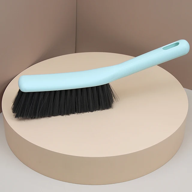Mini Hand Dustpan and Broom Set Table Sweeper Home Cleaning Small Brush with Non Strip Design Silicone Dustpan