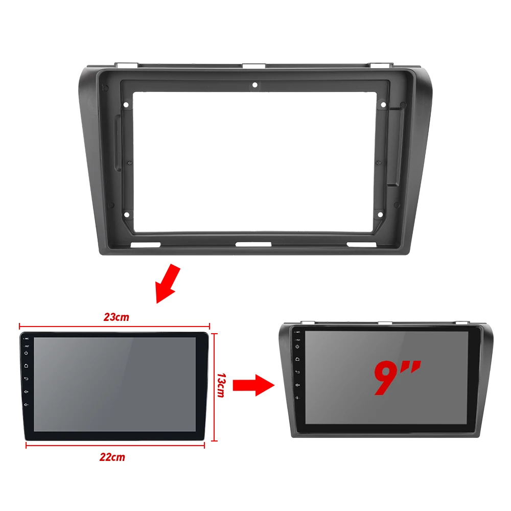 Car Radio Frame Fascia Dash Panel Cover Trim kit Car Radio Frame Fascia Dash Panel Cover Trim kit
