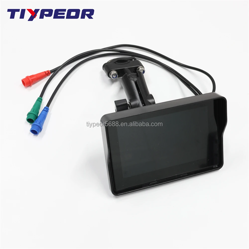 product tiypeor 5inch motorcycle gps navigation wireless carplay android auto waterproof dvr drive recorder moto monitor wifi-5