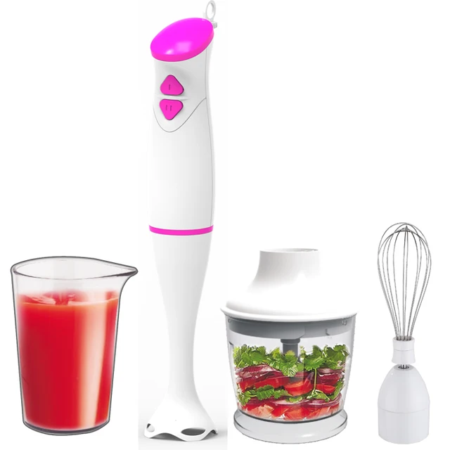 Mini Kitchen Appliance Plastic Stick Food Grinder Fresh Fruit Mixer Easy Clean Hand Blender For Baby Food
