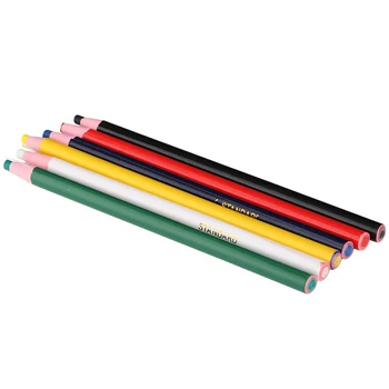 12 Crayons Marqueurs Peel-Off Chinagraph – Marqueurs à Cire Pour Métal, Verre, Plastique, Tissu – Couleur Vert – Résistants à L'Eau Et Faciles à Effacer