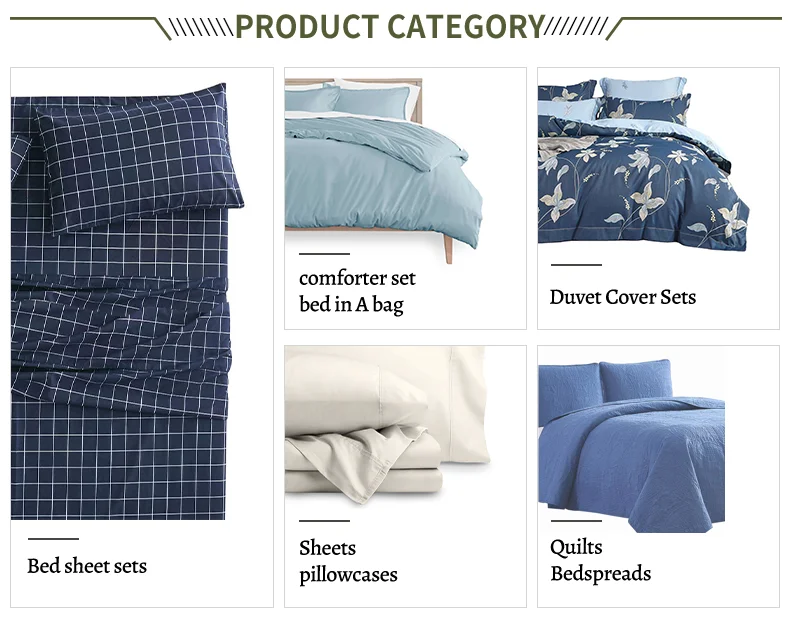 Three-Piece Wholesale Custom Summer Quilted Bed Cover Digital Printing Sanding Duvet Cover