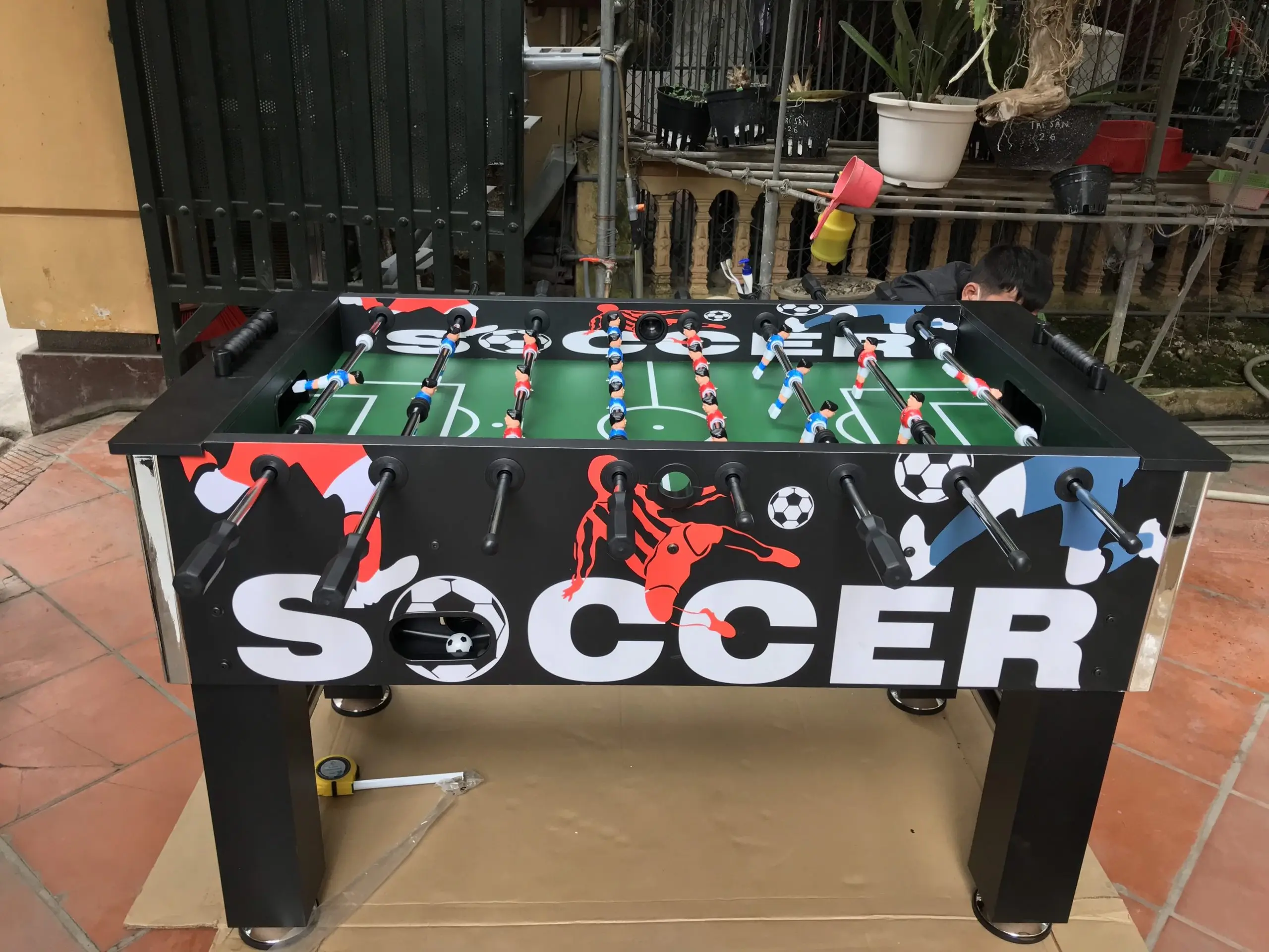 Оптовая продажа для взрослых 5 футов игры в футбол настольный с полным аксессуаром легко сборка