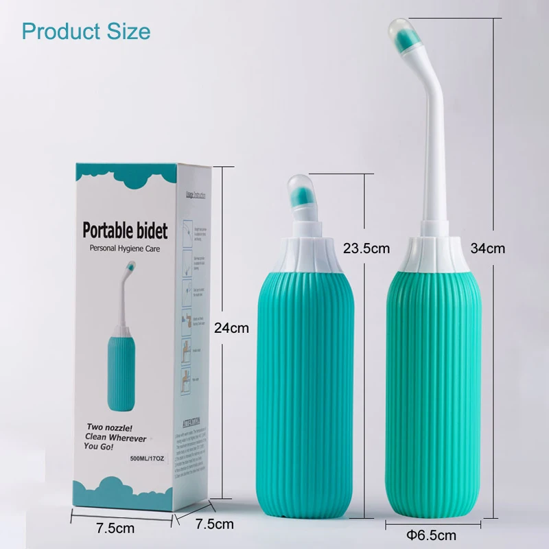 Лидер продаж на Amazon биде приспособление неэлектрическое для путешествий из полипропилена мягкое розовое