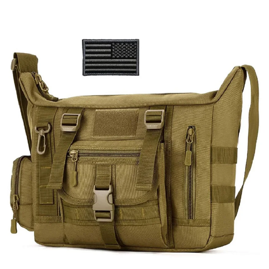 Large Capacity Tactical Messenger Bag Casual Tactical Chest Pack Outdoor Travelling Hunting Crossbody Shoulder Bag