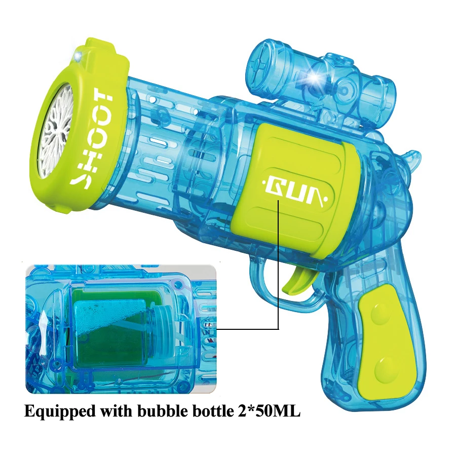 Bubble Toy Gun Pistol Bubbles Revolver Kids Bubble Machine Toy Pistol Gun for Kids