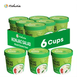 New Wasabi Sesame Konjac Salad Noodles Low Calorie Gluten Free Vegan Instant Noodle