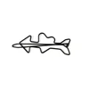 Arrow-shaped heart-shaped hairpin