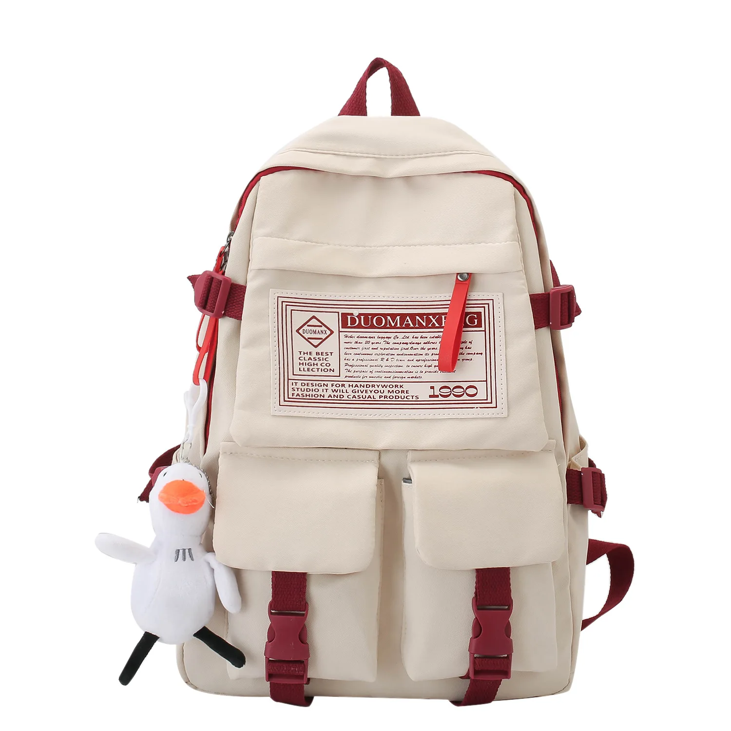 Korean Version Ins Wind Schoolbag Mori Joker Backpack for Junior 