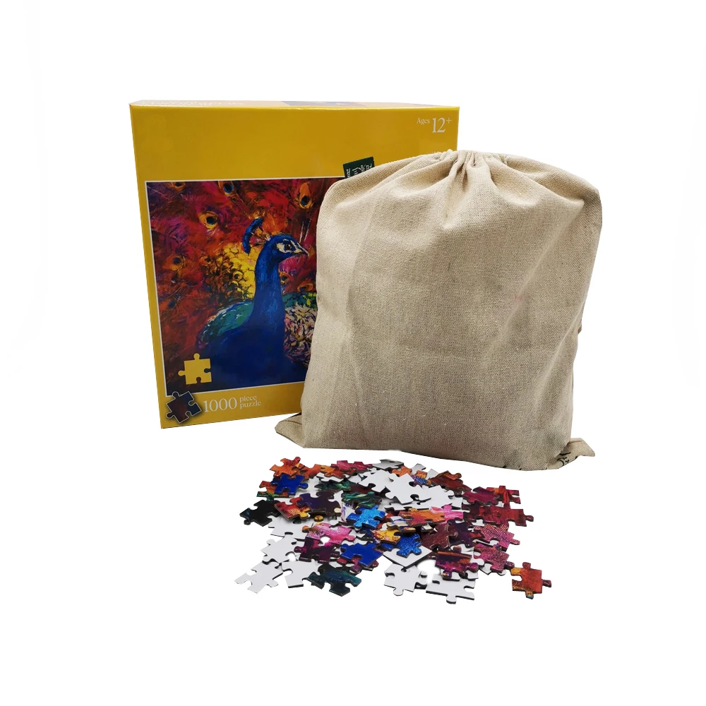 Wholesale Personalized Custom Printing 500 1000 Pieces Puzzles Game