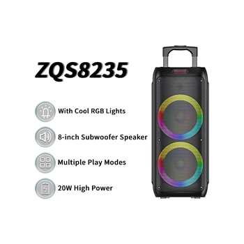 ZQS8235 Smart Speakers - Portable Outdoor FM Radio Music