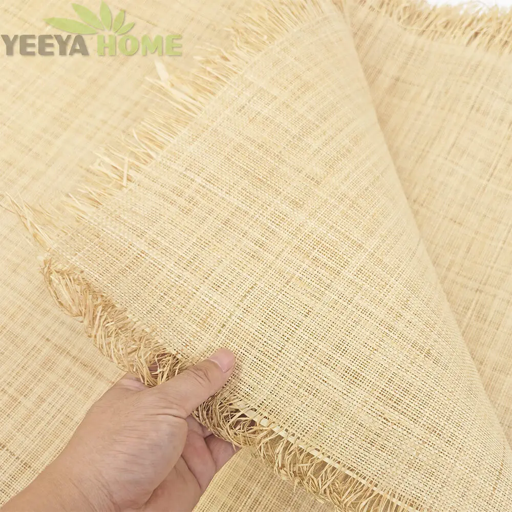 Woven Raffia Sheets Natural Palm Leaf Material for Decor