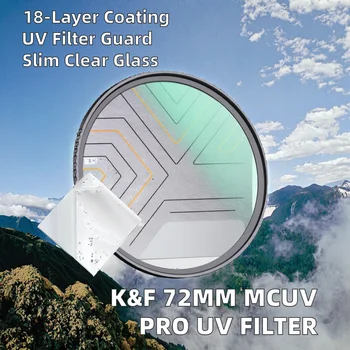 K-Series 72mm MCUV Pro UV Protection Filter with 18-Layer Optical Nano Coating Optical Glass detail image