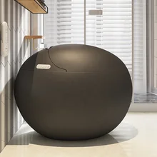 2022 new arrival popular design wc toilet set sanitary ware bathroom  luxury smart black color  intelligent toilet