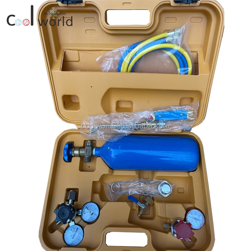 New Portable Oxyacetylene Welding Cutting Kit Gas Torch Set With Oxygen