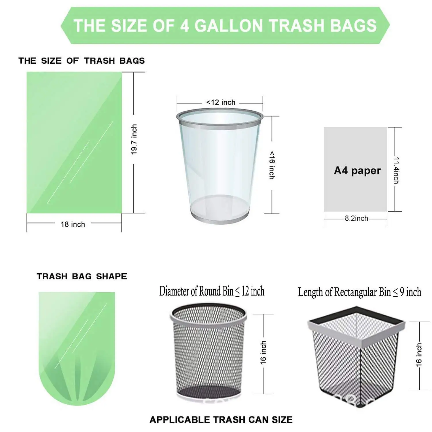 Custom Biodegradable Disposable Compostable Trash Rubbish Garbage Bags Hcd7e5098a6ab43d3866b2405ad42cfa72