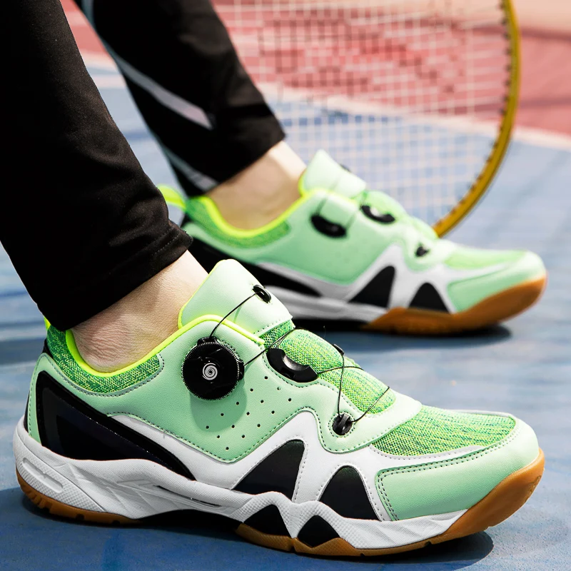 Hot Sale Unisex Tennis Shoes Professional Training Sneakers Outdoor Badminton Shoes Rotation Adjustable Men Women Golf Shoes