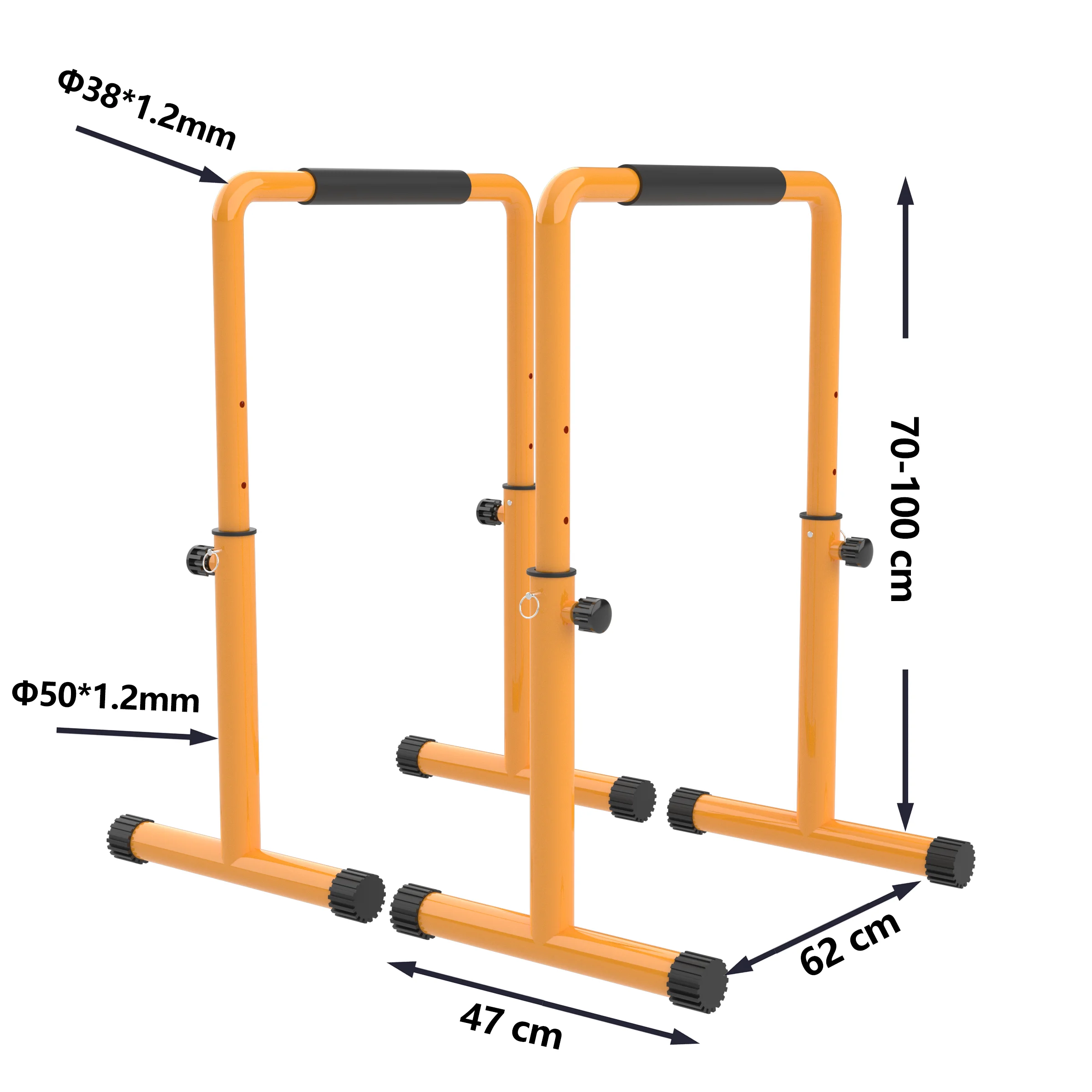 Dp8226 Adjustable Parallel Bars For Home Workout Dip Station With 200kg